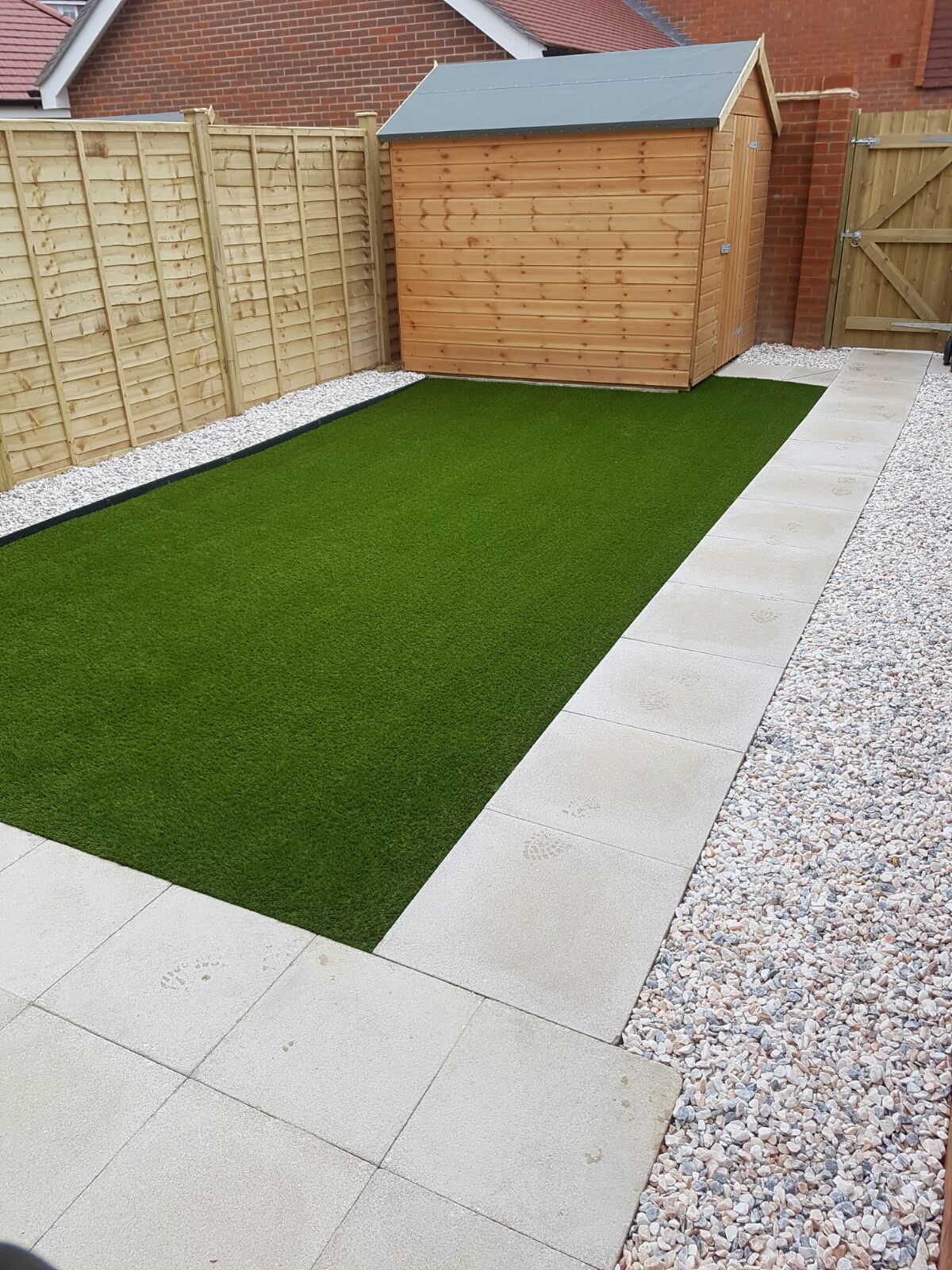 artificial grass for new builds
