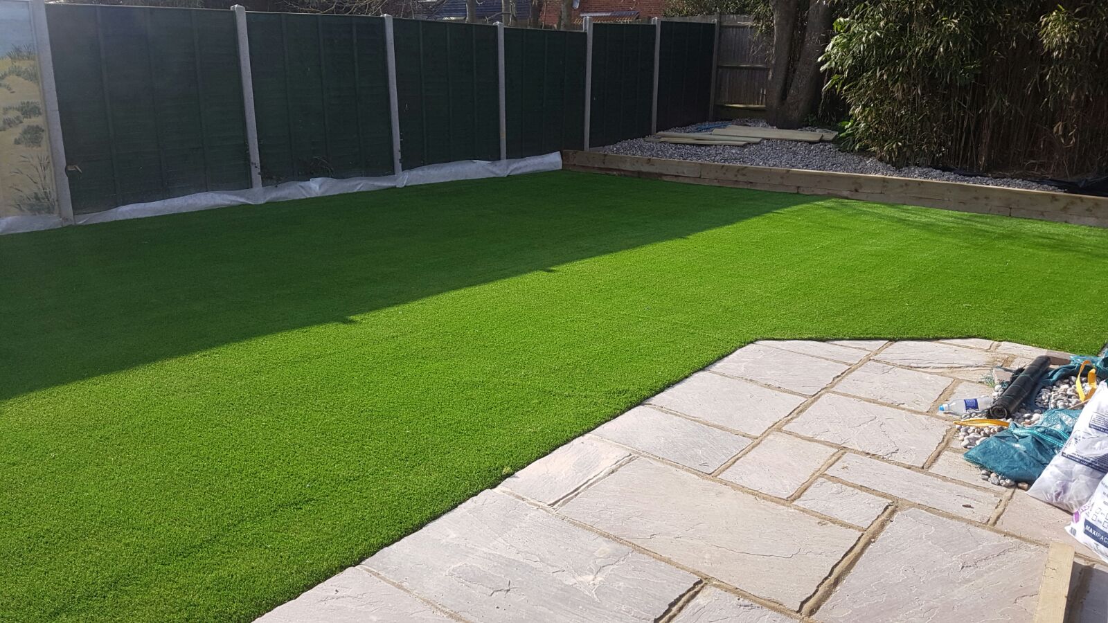 artificial grass in Camber Sands 