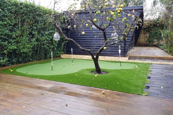 home putting green in Sussex