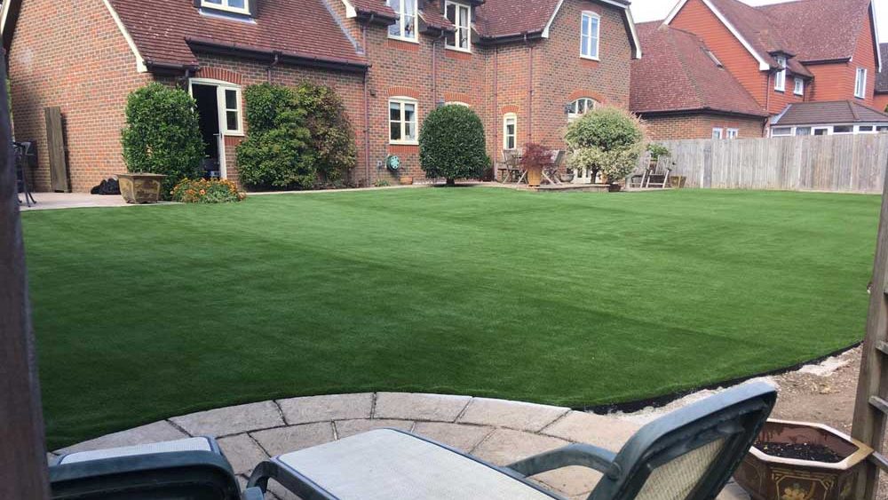Large Garden Transformation | Sussex Artificial Grass Company